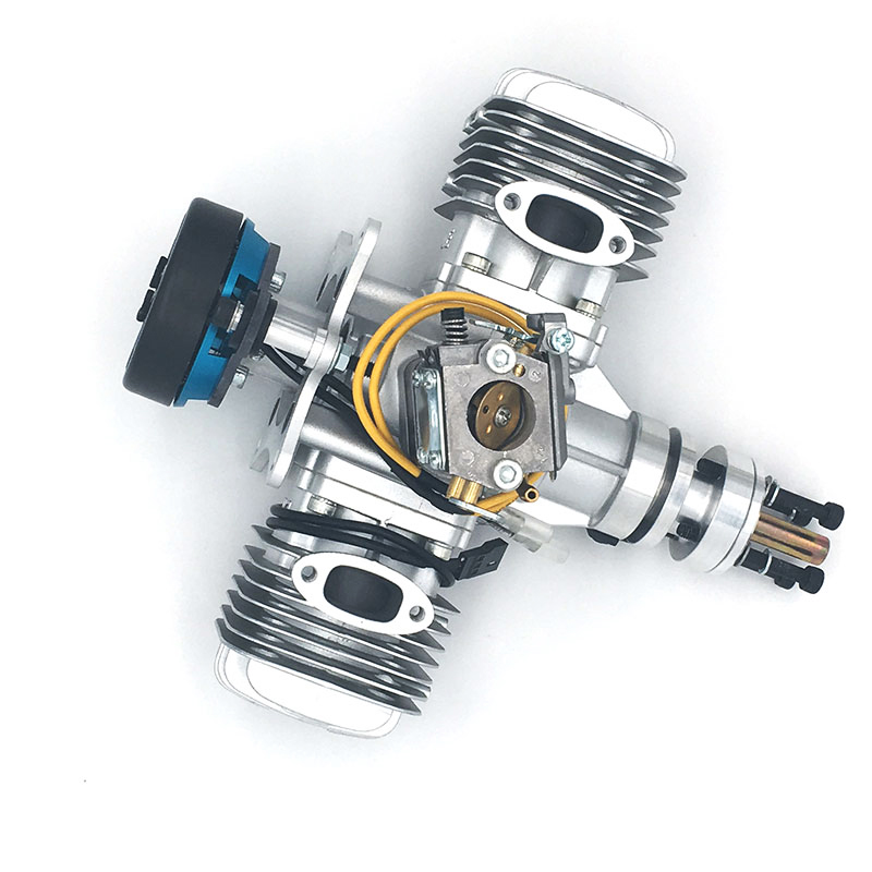 DLE 60CC TWIN UAV ENGINE With 14V 80w/180w Alternator